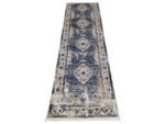 Beautiful Blue Vintage Style Carpet Runner 800 x 80cm - Image 3