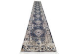 Beautiful Blue Vintage Style Carpet Runner 800 x 80cm