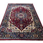 Kazac Style Red Machine Made Carpet