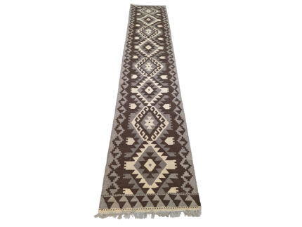 4 Meter Natural Kilim RUnner