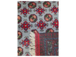 Rare Blue Afghan Kunduz Bukhara Carpet 298 x 200 CM - Image 6