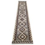 Stunning Afghan Natural Kilim runner 385 x 80 cm