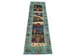 Rare piece Ariana carpet runner 291 x 83 cm