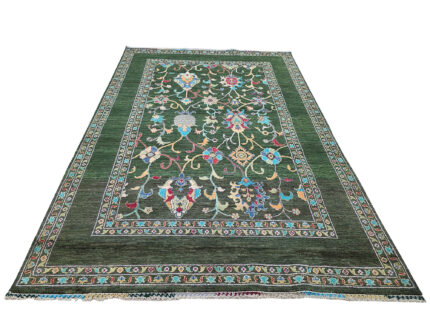 Green Handmade Carpet