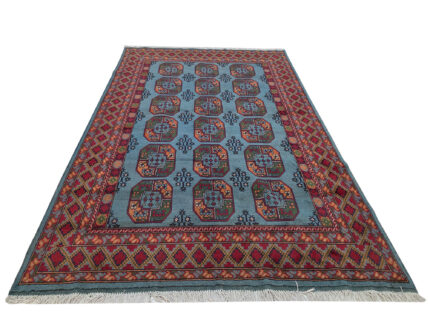 Blue Afghan Carpet