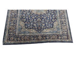 Gorgeous Pre-loved Navy Kashan Carpet 416 x 290cm - Image 5