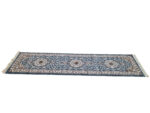 Gorgeous Blue Color Persian Style Machine Made Runner 300 x 80 CM - Image 5