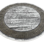 Grey Round Carpet
