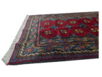 Fine Hand-knotted Kunduz Bukhara Carpet 198 X 90 cm - Image 5