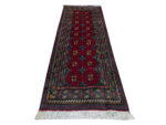 Fine Hand-knotted Kunduz Bukhara Carpet 198 X 90 cm - Image 4