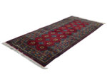 Fine Hand-knotted Kunduz Bukhara Carpet 198 X 90 cm - Image 3
