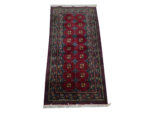 Fine Hand-knotted Kunduz Bukhara Carpet 198 X 90 cm