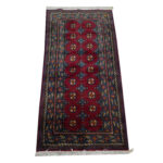 Fine Hand-knotted Kunduz Bukhara Carpet 198 X 90 cm