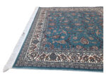 Persian Blue Color Nain Machine Made Square Carpet 150 x 150 CM - Image 4