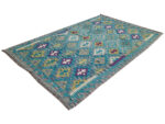 Stunning Handmade woolen Kilim Rug 181 x 124cm - Image 4