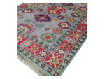 Fine Grey Afghan Ariana Handmade Carpet  179 x 123cm - Image 5