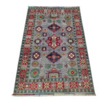 Fine Grey Afghan Ariana Handmade Carpet  179 x 123cm
