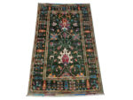 Fine Green Afghan Ariana Handmade Carpet 178 x 118cm