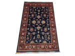 Fine Blue Afghan Ariana Handmade Carpet  181 x 124 cm