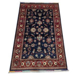 Fine Blue Afghan Ariana Handmade Carpet  181 x 124 cm