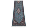Fine 4 Meter Blue Color Passage Runner 400 x 80 CM - Image 3