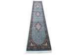Fine 4 Meter Blue Color Passage Runner 400 x 80 CM - Image 2