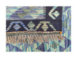 Blue Handwoven woolen Kilim Rug 200 x 134cm - Image 5