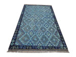 Blue Handwoven woolen Kilim Rug 200 x 134cm - Image 3