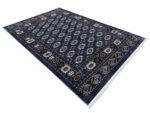 Blue Bukhara Design Machine Made Carpet 290 x 200 CM - Image 3
