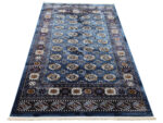 Blue Bukhara Design Machine Made Carpet 290 x 200 CM - Image 2
