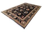 Incredible Afghan Black Choubi Carpet 306 x 202 CM - Image 3