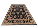 Incredible Afghan Black Choubi Carpet 306 x 202 CM - Image 2