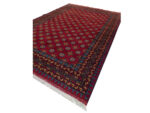 High Quality Afghan Bukhara Design Kunduz Carpet 294 x 200 CM - Image 5