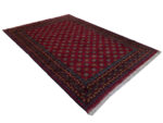 High Quality Afghan Bukhara Design Kunduz Carpet 294 x 200 CM - Image 3