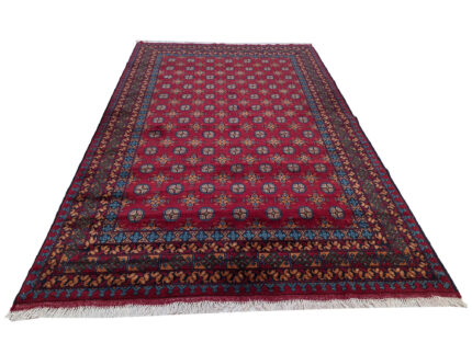 Afghan Red Bukhara Carpet