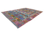 Gorgeous Handwoven woolen Choubi Kilim Rug 348 x 290cm - Image 6