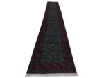 Rare Afghan Kunduz Carpet 582 x 79 cm - Image 2