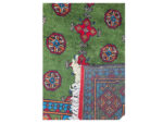 Fine Green Kunduz Bukhara Runner 248 x 87cm - Image 5