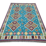 Beautiful Handwoven woolen Kilim Rug 305 x 248 cm