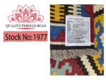 Beautiful Handwoven woolen Kilim Rug 305 x 248 cm - Image 6