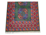 Green Color Afghan Kunduz Carpet 152 x 116 CM - Image 3