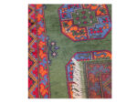 Green Color Afghan Kunduz Carpet 152 x 116 CM - Image 5