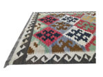 Beautiful Handwoven woolen Kilim Rug 209 x 151 cm - Image 5