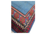 Fine Blue Afghan Kunduz Hand-knotted Carpet 126 X 78 CM - Image 4