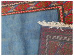 Fine Blue Afghan Kunduz Hand-knotted Carpet 126 X 78 CM - Image 5