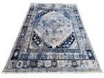 Navy Machine Made Carpet