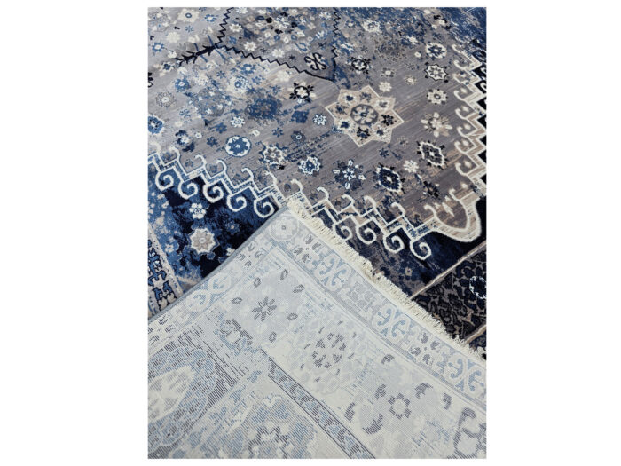 Navy Machine Made Carpet