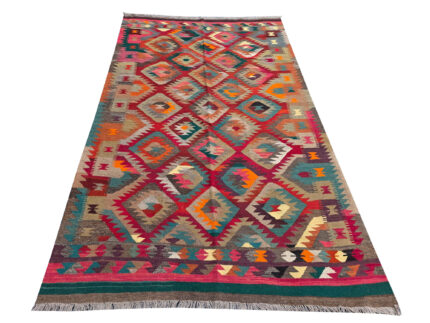 Stunning Afghan Hazara Handmade Kilim Rug  296 x 197cm