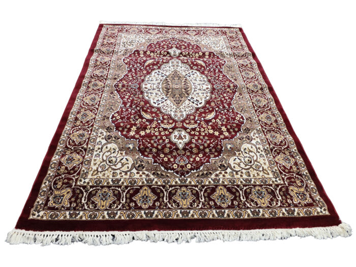 Beautiful Maroon Color Machine Made Carpet 230 x 160 CM - Image 2