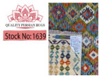Extra large size Afghan Handmade Choubi Kilim 783 X 411 cm - Image 7